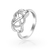 Love Infinity - Anel De Prata 925s Com Belissimos Cristais De Swarovski