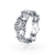 Pretty Hearts - Anel De Prata 925s Com Belissimos Cristais De Swarovski