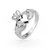 Crown And Heart - Anel De Prata 925s
