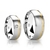 Alianças de prata 950, com/sem swarovski, acabamento fosco com ouro 18k