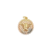 Pombinha da Paz - pingente folheado á ouro 18k