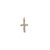 Cross 2 - pingente folheado á ouro 18k