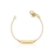 Baby - pulseira folheada á ouro