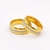 You And Me - Aliança Em Tungstênio Magnetizada A Ouro 18k - comprar online