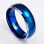 Love Is A Verb - Aliança De Tungstênio Azul Com Acabamento Em Alto Brilho - comprar online