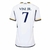 Camisa Real Madrid I 1 23/24 temporada 2023 2024 Feminino e Feminina Branca e Branco de mulher torcedora Torcedor Adidas do Vinícius Júnior Vini Jr Vini Malvadeza e Rodrygo Rayo Raio camisa do real com detalhes dourados 