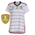 Patch de Campeão da Libertadores 2022 da Camisa de Futebol Clube de Regatas do Flamengo II 2 Temporada 23/24 2023 2024 Feminino Feminina de Mulher Branco e Branca Adidas do Mengão Fla Versão Modelo Torcedor de Time com Bordado ou Silk Listras Vermelhas No