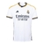 Camisa Real Madrid I 1 23/24 temporada 2023 2024 Masculino Branco Torcedor Adidas do Vinícius Júnior Vini Jr Vini Malvadeza e Rodrygo Rayo Raio camisa do real com detalhes dourados 