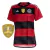 Patch de Campeão da Libertadores Liberta 2022 da Camisa de Futebol Clube de Regatas do Flamengo I 1 Temporada 23/24 2023 2024 Feminino Feminina de Mulher Vermelho e Preto Adidas do Mengão Fla Versão Modelo Torcedor de Time com Bordado ou Silk Detalhe Bran