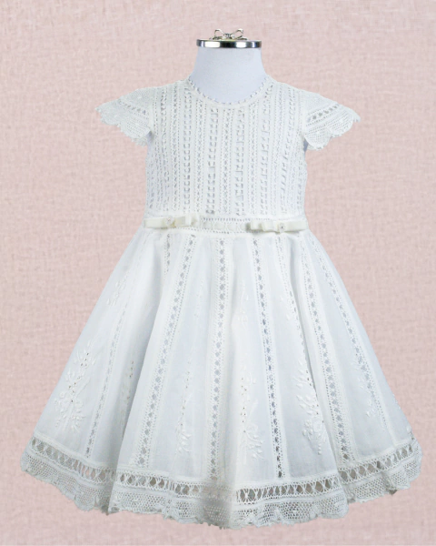 Vestido em Renda Renascença Branco - comprar online