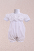 Macacão Infantil Feminino Algodão e Renda Renascença