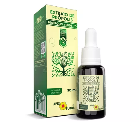 Extrato de Própolis Verde Alcólico 70% Apis Flora 30 ml - comprar online