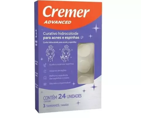 Curativo Cremer para Acne Hidrocoloide com 24 Unidades - comprar online