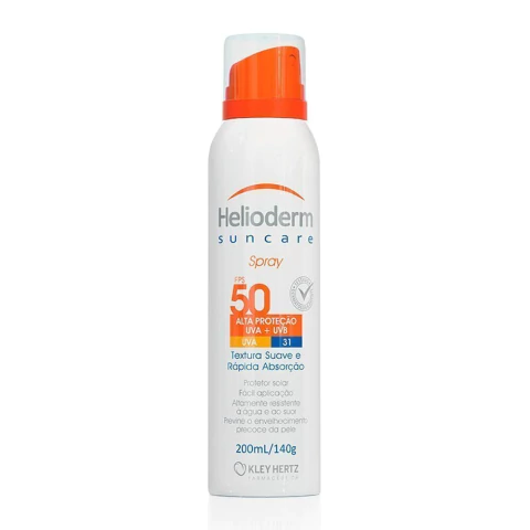 Protetor Solar Corporal Spray FPS 50 Helioderm Suncare 200 g - comprar online