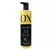Frasco de condicionador OX Colágeno 500ml, ideal para cabelos porosos e danificados.