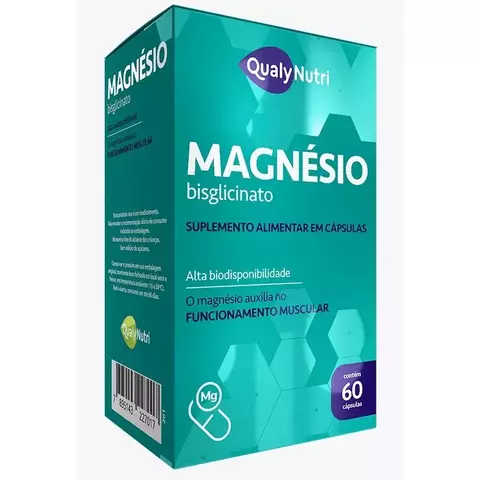 Magnesio Bisglicinato 250Mg 60 Capsulas - Qualynutri - comprar online