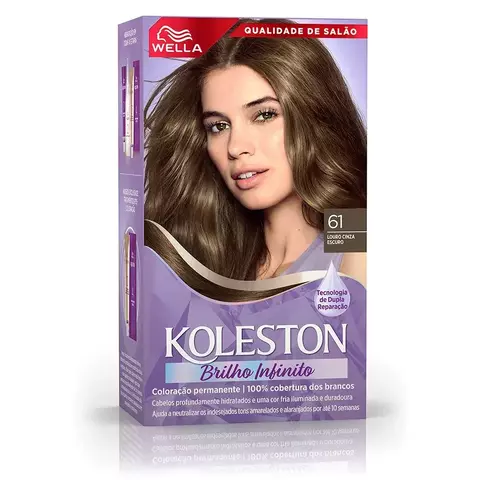 Tintura Koleston 61 Louro Cinza Escuro - comprar online