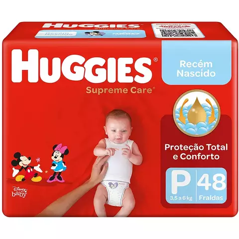 Fralda Huggies Supreme Care P 48 unidades - comprar online