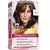 Embalagem da tintura Imédia Excellence 4 Castanho Natural da L'Oréal, mostrando uma mulher com cabelo castanho e informações sobre o produto.