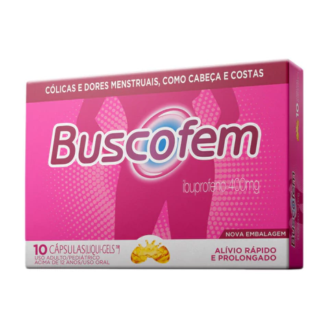 Buscofem 400Mg 10 Capsulas - comprar online