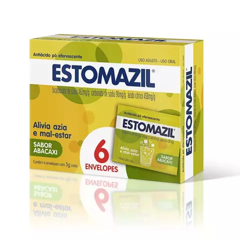 Estomazil Efv 6 Envelopes 5G Abacaxi