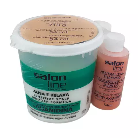 Alisante Salon line Guanidina Medio Ou Fino 218G - comprar online