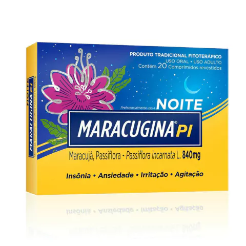Maracugina Noite 840Mg 20 Comprimidos