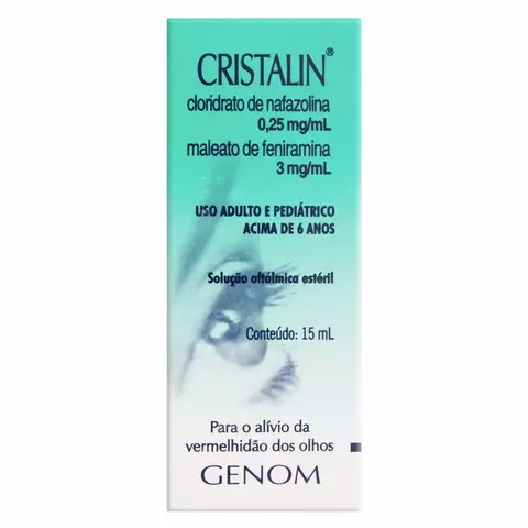 Cristalin Solucao Oftalmica 15Ml