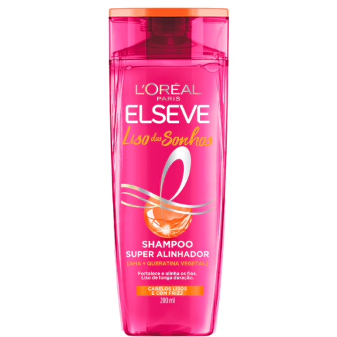 Shampoo Elseve Liso Dos Sonhos Super Alinhador 200Ml - comprar online