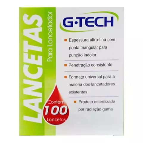 Lanceta Gtech Com 100 Unidades 28G - comprar online