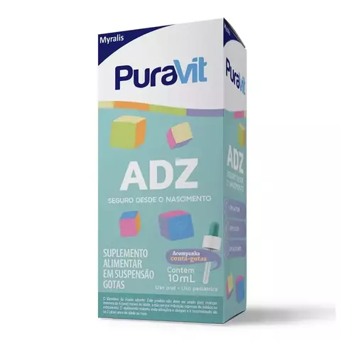 Polivitamínico PuraVit ADZ Gotas 10ml - comprar online