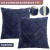 Capa para Almofada Drapeada Suede Decorativa 40x40 Aveludada Macia Decoração para Cama Sofá