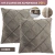 Capa para Almofada Drapeada Suede Decorativa 40x40 Aveludada Macia Decoração para Cama Sofá - loja online