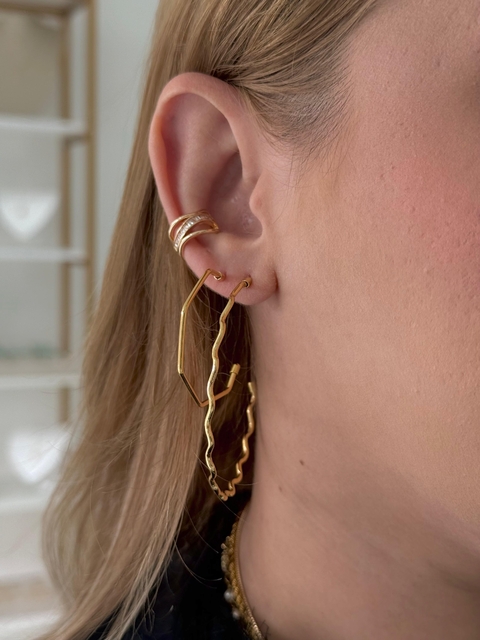 ARGOLA FINA GEOMETRICA