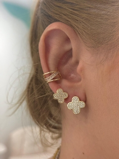 TRIO BRINCOS TREVOS - comprar online