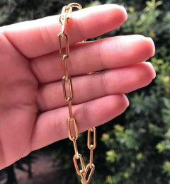 Pulseira corrente cart - Maeli Acessórios 