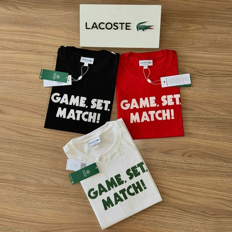 Camiseta Lacoste Game, Set, Math!