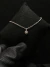 Pulseira com pingente coração