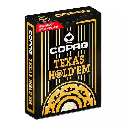 Cartas COPAG TEXAS HOLD'EM (lomo dorado)