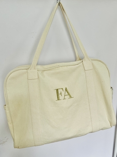 BOLSO CRETA con iniciales FA - comprar online