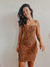 Vestido Sabrina Dourado - Espaço MaluBStore