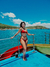 Top Bikini Tefiti Vermelho