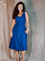 Vestido Débora Graham Azul Royal - comprar online