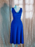 Vestido Débora Graham Azul Royal