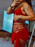 Imagem do Top Bikini Tefiti Vermelho