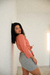 Cardigan Estações Coral - Espaço MaluBStore