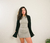 Cardigan Estações Preto - comprar online