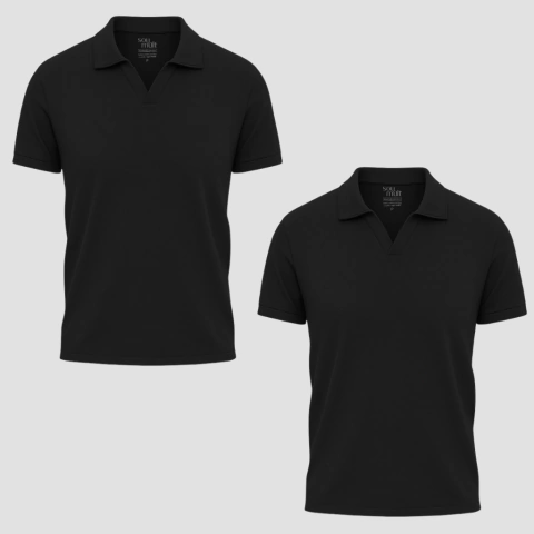 Imagem do Kit 2x Polo Pima Mônaco