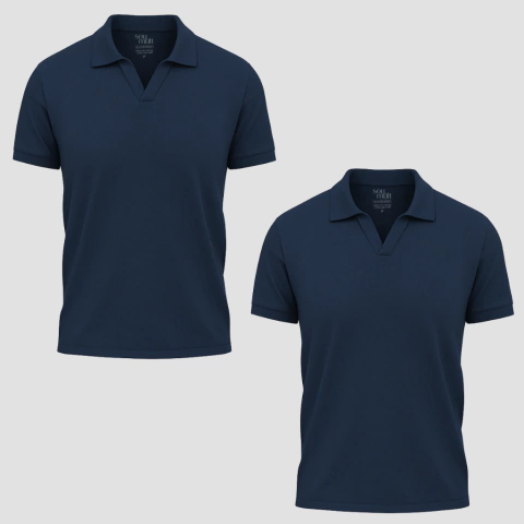 Kit 2x Polo Pima Mônaco