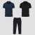 Kit Cliente 2 Polos Touch Milão e 1 Calça Alfaiataria Lisboa